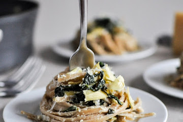 Spinach and Artichoke Linguine