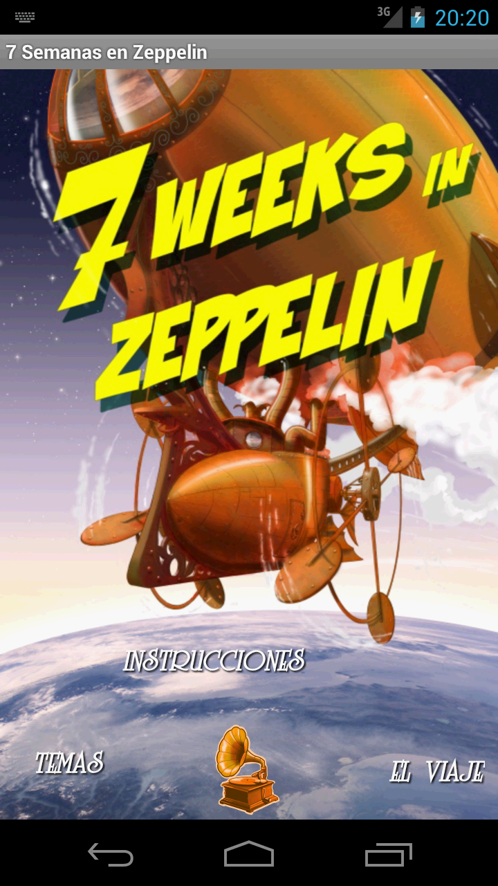 Android application 7 Weeks in Zeppelin screenshort