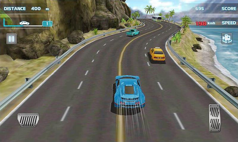 Android application Turbo Driving Racing 3D screenshort