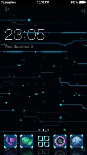Science Style C Launcher Theme