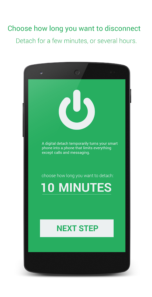 Android application Digital Detach screenshort