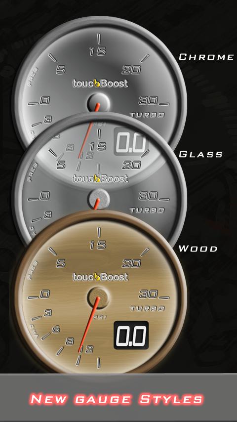 touchBoost: Car Turbo Screen 1