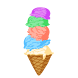 Soft Ice Cream Battery widget
