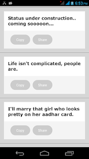 Lastest One Liner English Hindi Status APK for Android