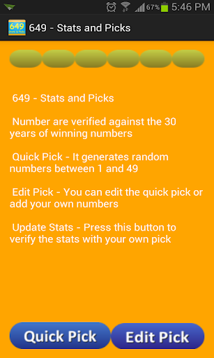 【免費娛樂App】Quick Pick 649 / Lucky Dip 649-APP點子