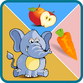 Kids Fruits Vegetables Animals