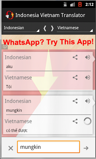 Indonesian Vietnam Translator