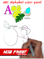 Alphabet Child ABC Color paint APK Ekran Görüntüsü Küçük Resim #1