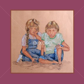 In Trouble? by Ingrid Anderson-Riley - Drawing All Drawing
