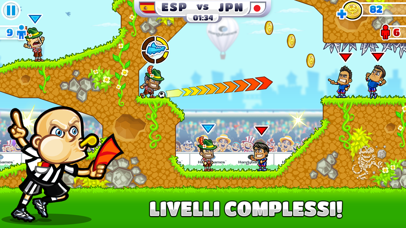  Super Party Sports: Football   il gioco di calcio più fuori di testa in assoluto per iOS e Android!