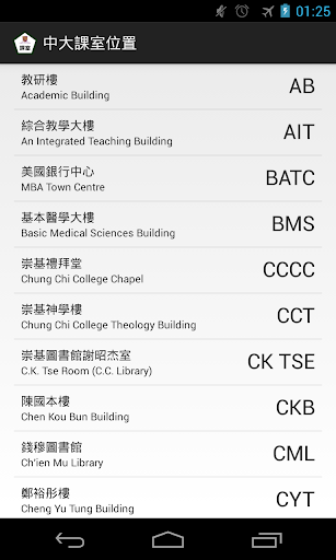 CUHK Classroom Location