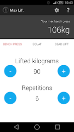 Max Lift - One Rep Maximum 1RM poster 1