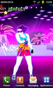 Karaoke Neon Dance Girl
