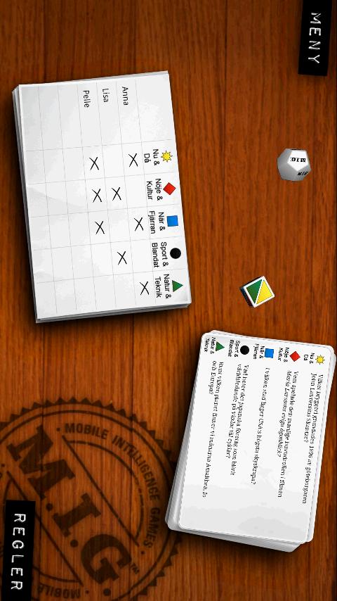 MIG 3 - Frågespel Screen 3