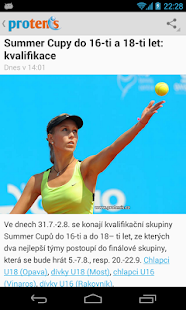 PROTENIS.CZ Screenshots 0