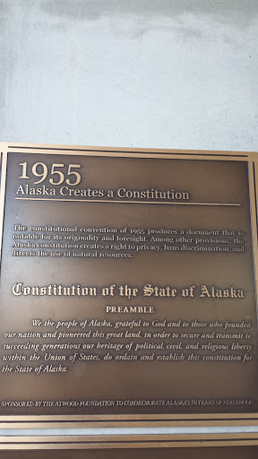 Alaska History Walk the Constitution