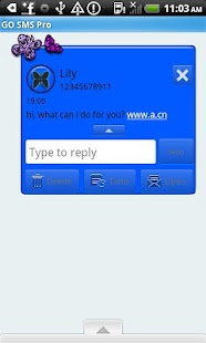 Free GO SMS THEME/MysticButterfly APK for PC