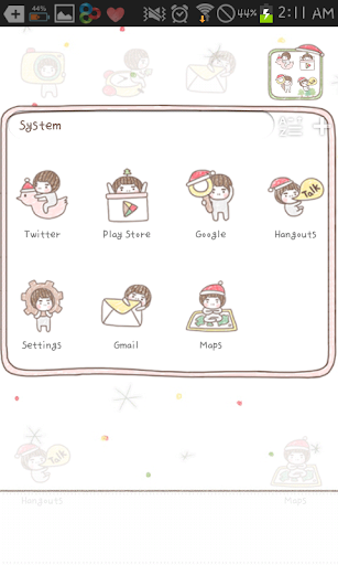 【免費個人化App】Kogumong Christmas go launcher-APP點子