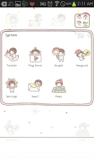 How to download Kogumong Christmas go launcher 1.2 mod apk for pc