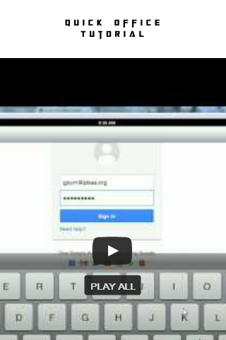 Quick Office Tutorial