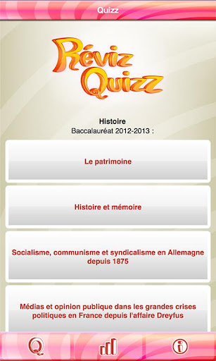 RévizQuizz Histoire Bac 2014