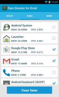 Ram Booster for Droid Screenshots 2