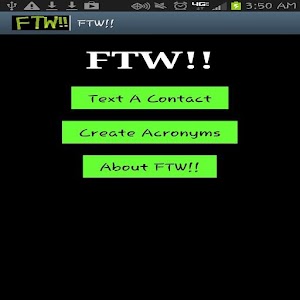 FTW!! (For the Win!!) logo