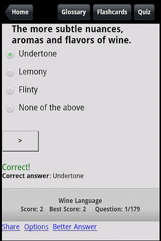 Wine Language Pocket Guide Screen 3