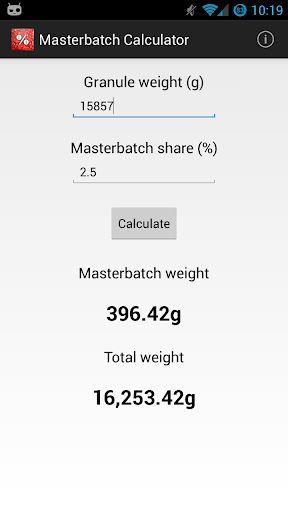 【免費工具App】Masterbatch Calculator Lite-APP點子