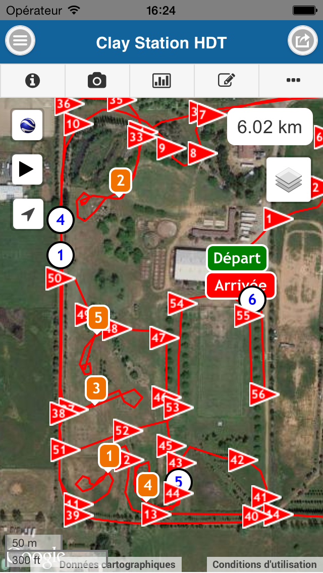Android application CourseWalk CDE screenshort