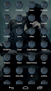 VM7 Grey on Blue Icon Set Screenshots 2