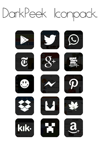 DarkPeek Icon Pack