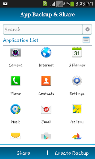 App Backup Share