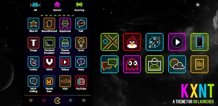 Go Launcher EX Neon Theme APK v1.5