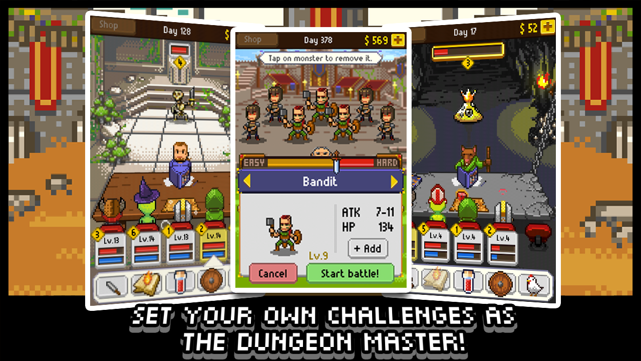 Android application Knights of Pen & Paper +1 screenshort