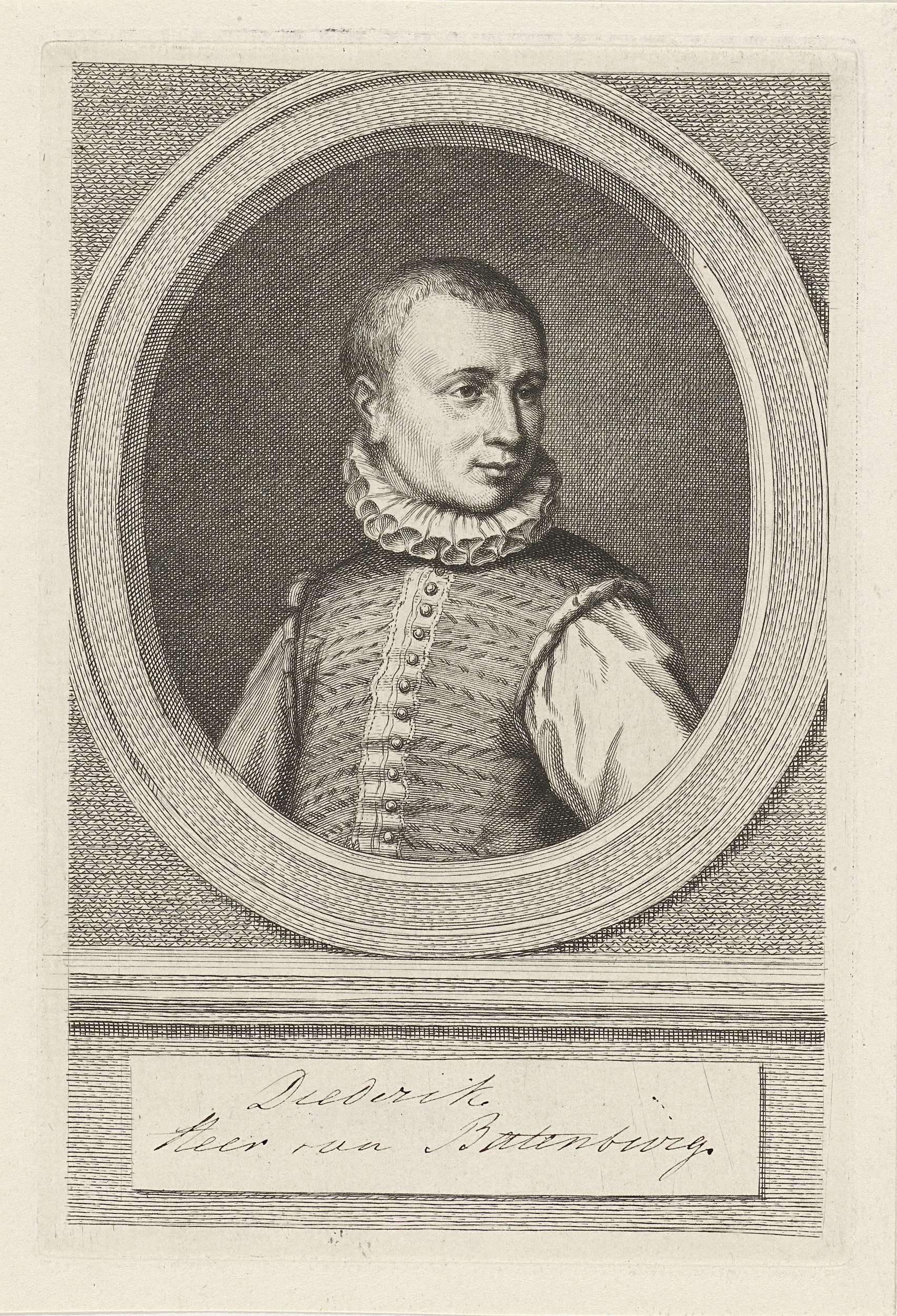 Portret van Dirk van Bronckhorst en Batenburg