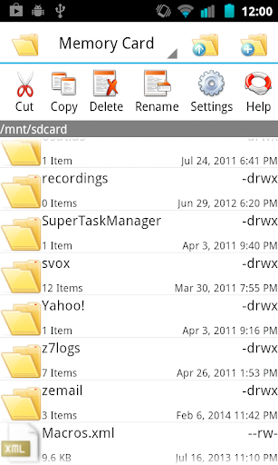 Technomiser File Manager