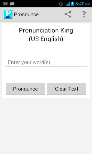 Pronunciation King US English