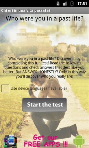 Past Life Test