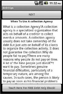 Free Debt Tips APK for Android