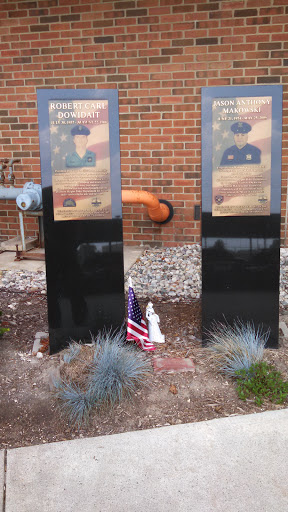 Garden Memorial For Fallen Officers