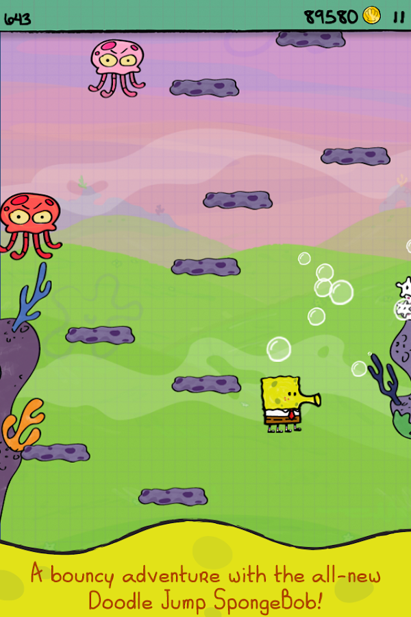 Doodle Jump SpongeBob - screenshot