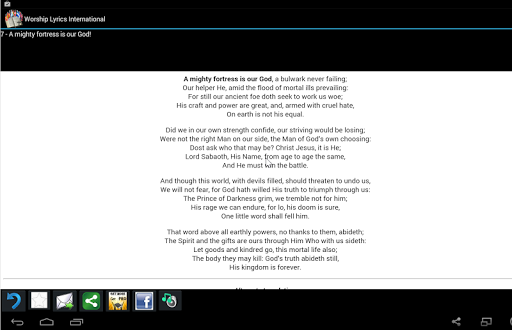 【免費書籍App】Worship Lyrics International-APP點子
