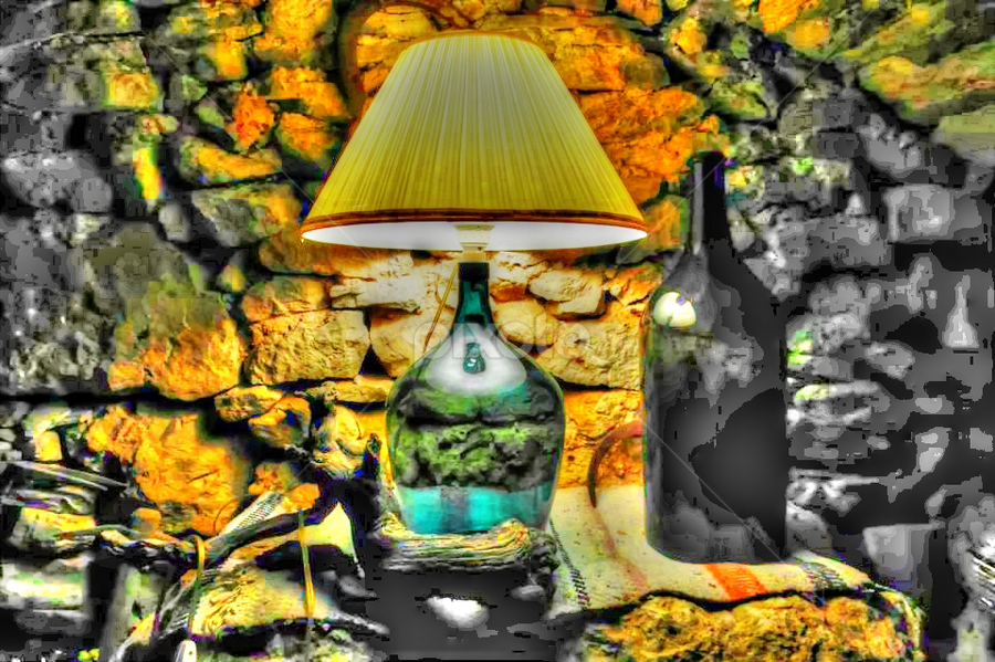 painting by Bepina Spužvasta - Abstract Light Painting