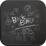 Blackboard go launcher theme Apk