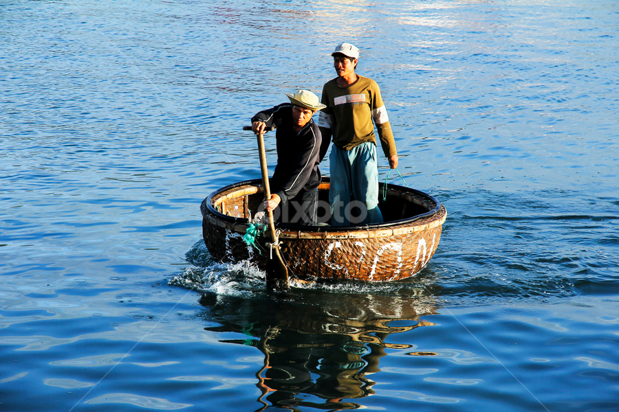 Go to The Boat by Han Duy - People Portraits of Men