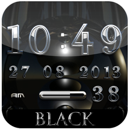 Black Diamond digital Clock LOGO-APP點子