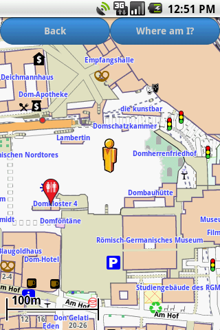 Cologne Amenities Map free