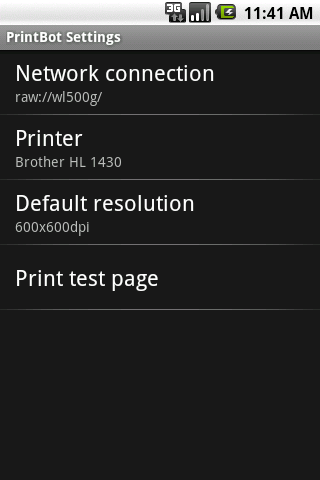 Android application PrintBot Pro License screenshort