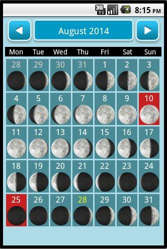 Moon Calendar